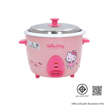 หม้อหุงข้าว HELLO KITTY KASHIWA รุ่น RC-818 ขนาด 1.8 ลิตร สีชมพู_11